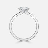 1.5ct Bezel-Set Center Round Diamond Ring