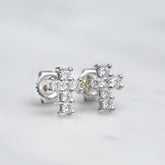 Diamond Cross Earrings – 2.7 CTW