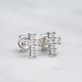 Diamond Cross Earrings – 2.7 CTW