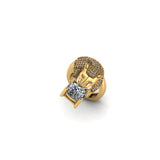 Jaguar Diamond 14k solid Gold Ring - 0.96 CTW