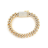 12MM VVS Diamond Cuban Link Bracelet for Men