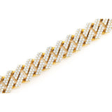 12MM VVS Diamond Cuban Link Bracelet for Men