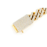 12MM VVS Diamond Cuban Link Bracelet for Men