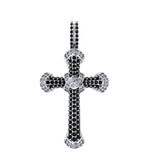 Holy Cross Pendant VVS Moissanite Diamond Sterling Silver - 0.84 CTW