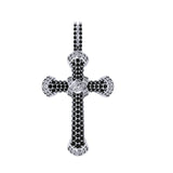 Holy Cross Pendant VVS Moissanite Diamond Sterling Silver - 0.84 CTW