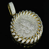 Baby Angel Diamond Pendant 14K Solid Gold - 2.15 CTW