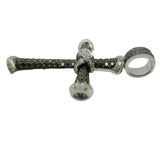 Holy Cross Pendant VVS Moissanite Diamond Sterling Silver - 0.84 CTW