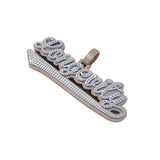 Longevity Moissanite Custom Diamond Name Pendant Premium Quality - 7.78 CTW