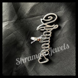 AJANAE Letter iced-out Charm VVS Diamond Pendant - 1.05 CTW