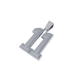 Custom Letter Diamond Pendant - 8.59 CTW