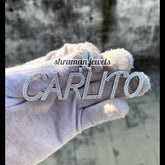 Custom Letter VVS Moissanite Pendant - 4.07 CTW