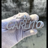 Custom Letter VVS Moissanite Pendant - 4.07 CTW