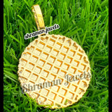 Men's Hip Hop Memory Photo Charm Diamond Pendant - 0.52 CTW