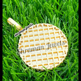 Men's Hip Hop Memory Photo Charm Diamond Pendant - 0.52 CTW