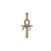 Eye of Horus Diamond Pendant 14K Solid Gold - 0.75 CTW