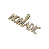 Custom 10K Nomadic icy Letter Diamond Pendant - 2.99 CTW