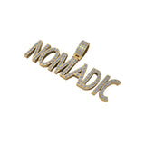 Custom 10K Nomadic icy Letter Diamond Pendant - 2.99 CTW