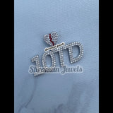 Custom 10 TD Letter Diamond Pendant - 2.77 CTW