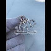 Custom 10 TD Letter Diamond Pendant - 2.77 CTW