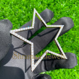 Diamond Star Pendant Icy VVS Premium Quality - 3.18 CTW