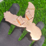 14K Gold Eagle Pendant Hip Hop Moissanite -12.01 CTW