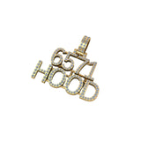 Custom Letter Hood Moissanite Diamond Pendant - 2.20 CTW