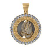 Praying Hands Diamond Pendant - 5.46 CTW