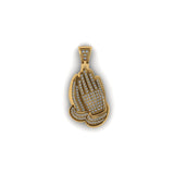 Praying Hands Diamond Pendant - 0.51 CTW