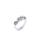 14K Gold VVS Fancy Diamonds Engagement Ring for Women, Gift for her