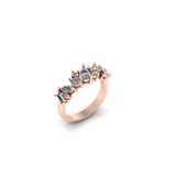 14K Gold VVS Fancy Diamonds Engagement Ring for Women, Gift for her