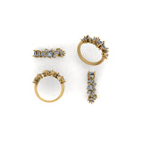 14K Gold VVS Fancy Diamonds Engagement Ring for Women, Gift for her