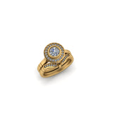 14K Solid Gold Bezel Ring