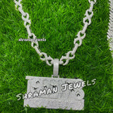 Custom Letter LilW8 Hip-Hop Diamond Pendant - 27.71 CTW