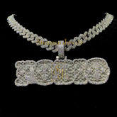 Custom Diamond Party Pendant Hip Hop Prom Charm - 50.11 CTW