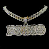 Custom Diamond Party Pendant Hip Hop Prom Charm - 50.11 CTW