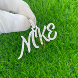 Custom Letter Moissanite Pendant - 2.59 CTW