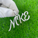 Custom Letter Moissanite Pendant - 2.59 CTW