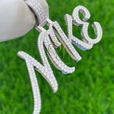 Custom Letter Moissanite Pendant - 2.59 CTW