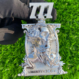 Men's Diamond Skull Pendant Liberty Skull Hip Hop Charm - 5.29 CTW