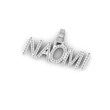 Custom Name Naomi Diamond Pendant - 2.76 CTW