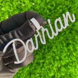 Customized DARRIAN Letter Diamond iced out Pendant - 4.06 CTW