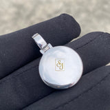 Custom Lucky Initial Number Diamond Pendant - 1.64 CTW