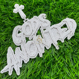 Custom God's Anointed Letter Hip-Hop Diamond Pendant -19.88 CTW