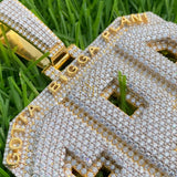 Custom Letter GBP Diamond Pendant - 17.87 CTW
