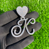Custom Letter "K" Diamond Pendant - 4.71 CTW