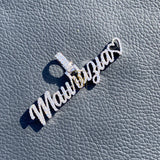 Custom Diamond Name Pendant Iced out Cursive Charm - 0.79 CTW