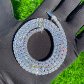 5MM Round Moissanite Diamond Tennis Chain