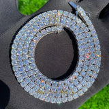 5MM Round Moissanite Diamond Tennis Chain