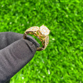 Diamond Ring 14k Solid Gold