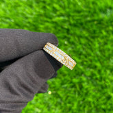 14k solid Gold Baguette Wedding Ring